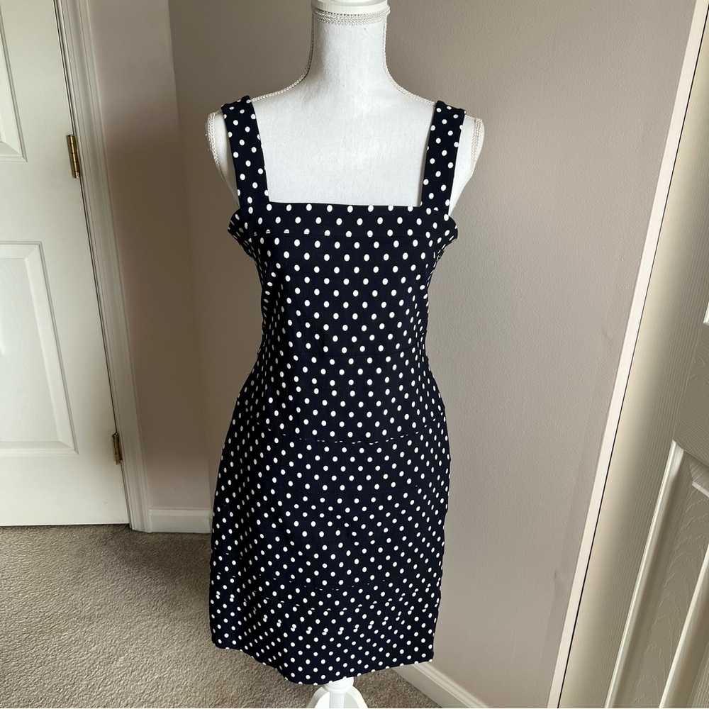 Tommy Hilfiger Navy and White Mini Dress